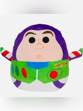 Squishmallows Buzz Lightyear Plush - Purple, Green & White Space Ranger